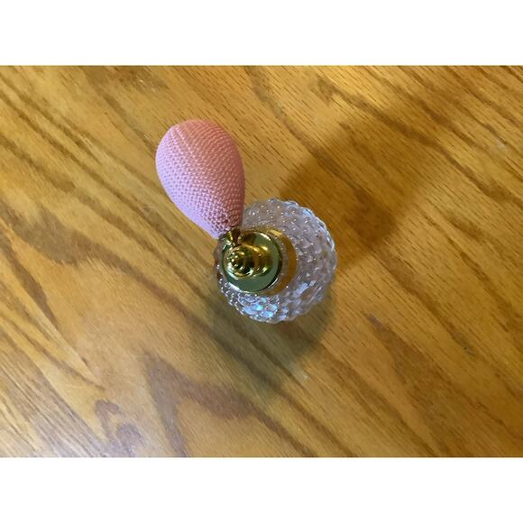 Topxome 1pcs Vintage Perfume Bottle  Spray Atomizer Refillable Empty Glass Pink - Picture 3 of 3